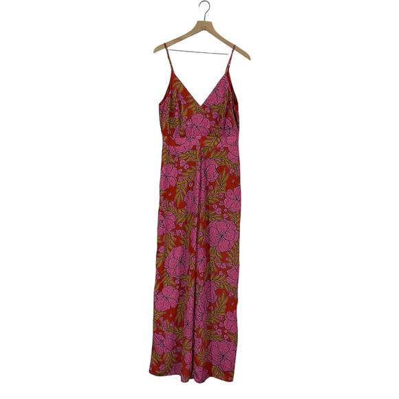 Dee Elly Sweetest Stitch Jumpsuit - Multicolor Floral Print - Large - Picture 6 of 14